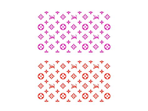 foil nail art louis vuitton